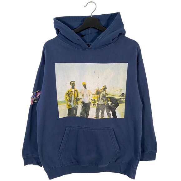 Vintage original Dipset x Diplomats Graphic hoodie blue mens size medium - Picture 1 of 5